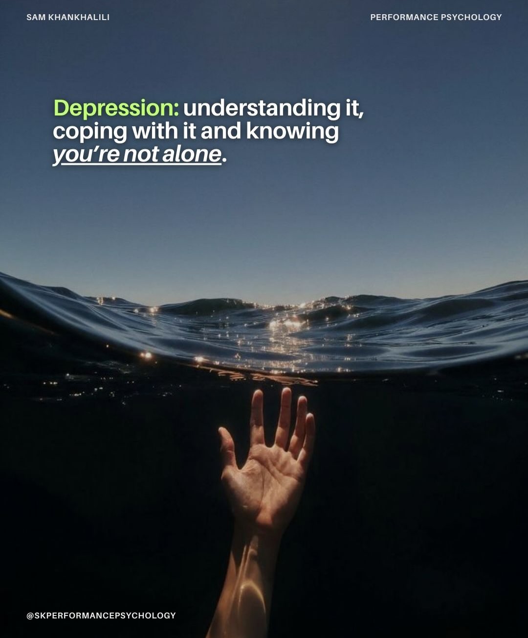 Depression: Understanding It, Coping With It