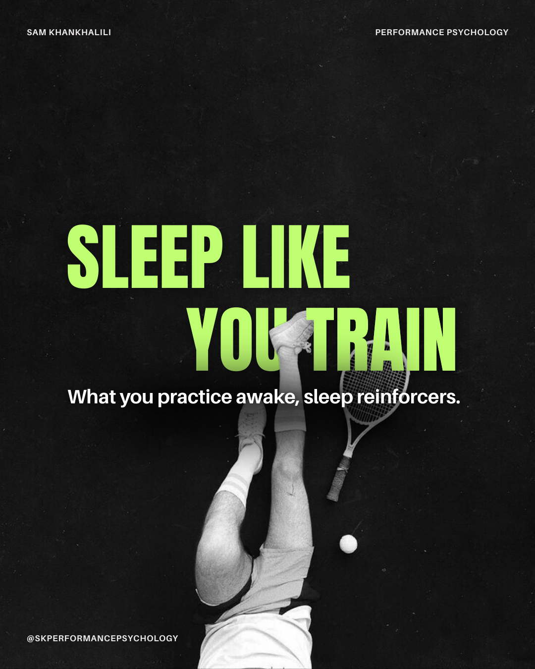 Sleep Like You Train